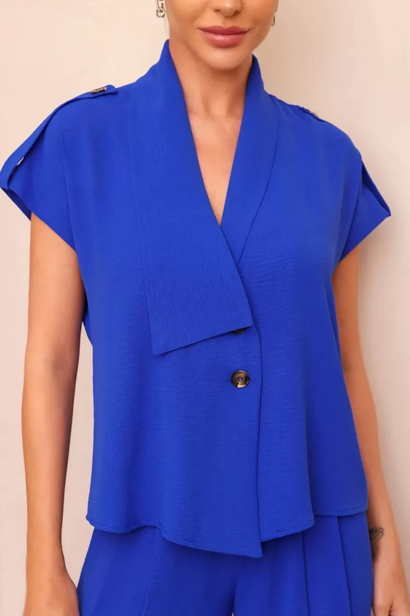 Dot Clothing - Set Dot Clothing Shirt Blue Stripe Detail - 2445AZUL Dot Clothing - Set Dot Clothing Shirt Blue Stripe Detail - 2445AZUL