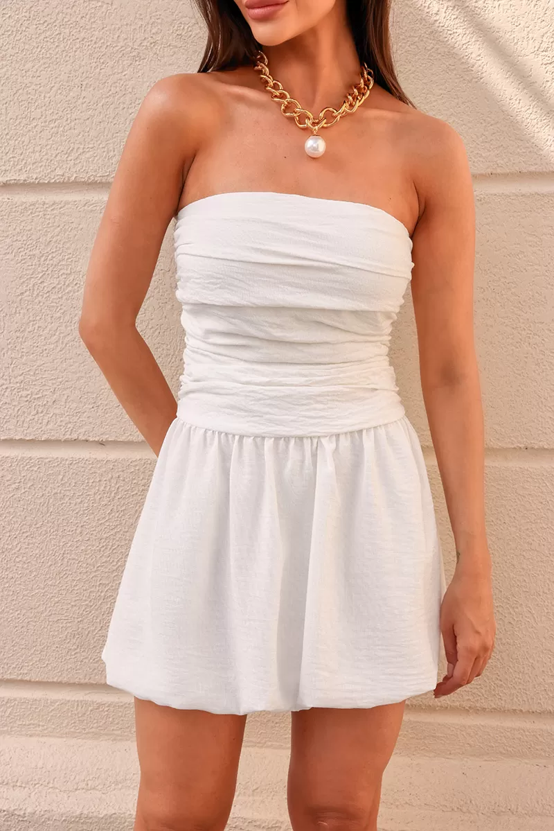 Dot Clothing - Dress Dot Clothing TQC Balonê Offwhite - 2465OFF Dot Clothing - Dress Dot Clothing TQC Balonê Offwhite - 2465OFF