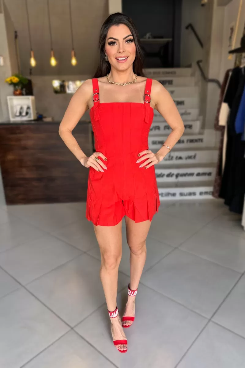 LANÇA PERFUME - SHORT STRAP JUMPSUIT LANCE EASY SUMMER 25 - 1602 LANÇA PERFUME - SHORT STRAP JUMPSUIT LANCE EASY SUMMER 25 - 1602