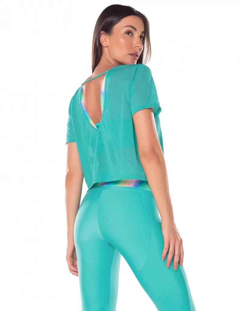 Vestem - Daisy Green Short Sleeve Shirt Noronha - BMC760.V25.C0506 Vestem - Daisy Green Short Sleeve Shirt Noronha - BMC760.V25.C0506