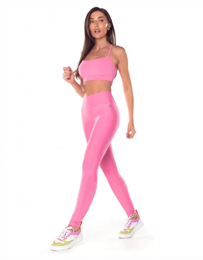 Vestem - Candy Pink Daisy Cutout Leggings - FS1425.V25.C0504 Vestem - Candy Pink Daisy Cutout Leggings - FS1425.V25.C0504