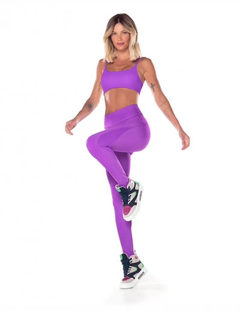 Vestem - Leggings with Cosmic Fuchsia Cutouts - FS1434.V25.C0433 Vestem - Leggings with Cosmic Fuchsia Cutouts - FS1434.V25.C0433
