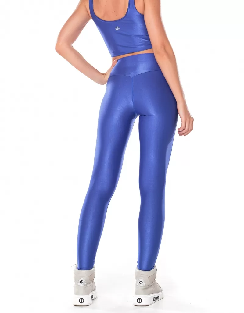 Vestem - Lily Heart-shaped Waistband Leggings Indigo Blue - FS1436.V25.C0466 Vestem - Lily Heart-shaped Waistband Leggings Indigo Blue - FS1436.V25.C0466