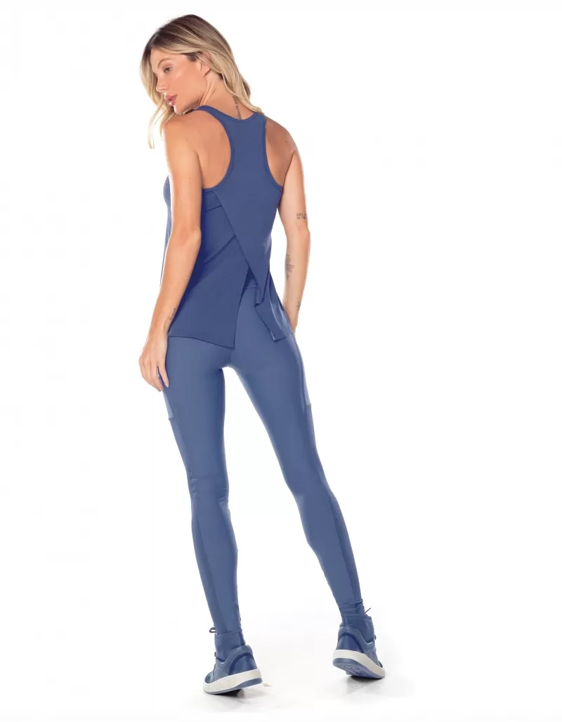 Vestem - Delmar Tank Shirt Blue Jeans - REG12.ESS.C0257 Vestem - Delmar Tank Shirt Blue Jeans - REG12.ESS.C0257