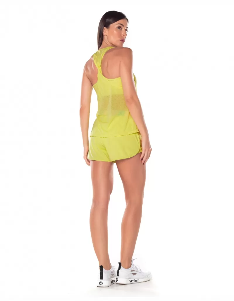 Vestem - Tank Shirt Backless Daisy Yellow Firefly - REG771.V25.C0507 Vestem - Tank Shirt Backless Daisy Yellow Firefly - REG771.V25.C0507