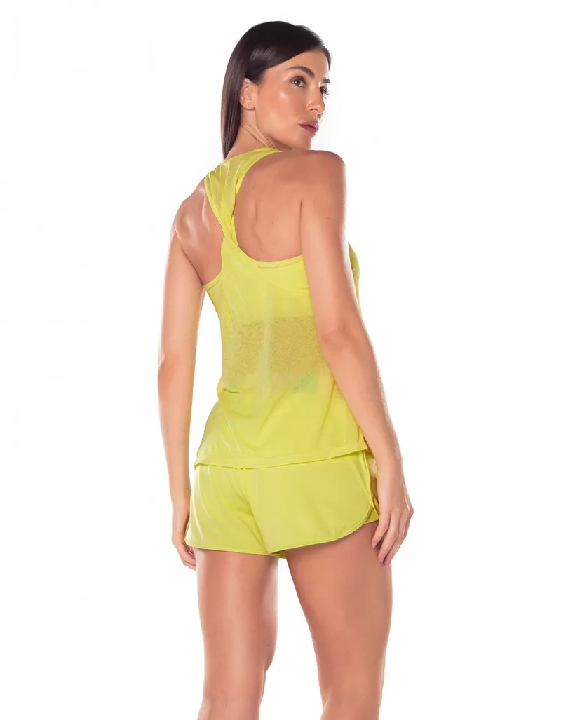 Vestem - Tank Shirt Backless Daisy Yellow Firefly - REG771.V25.C0507 Vestem - Tank Shirt Backless Daisy Yellow Firefly - REG771.V25.C0507