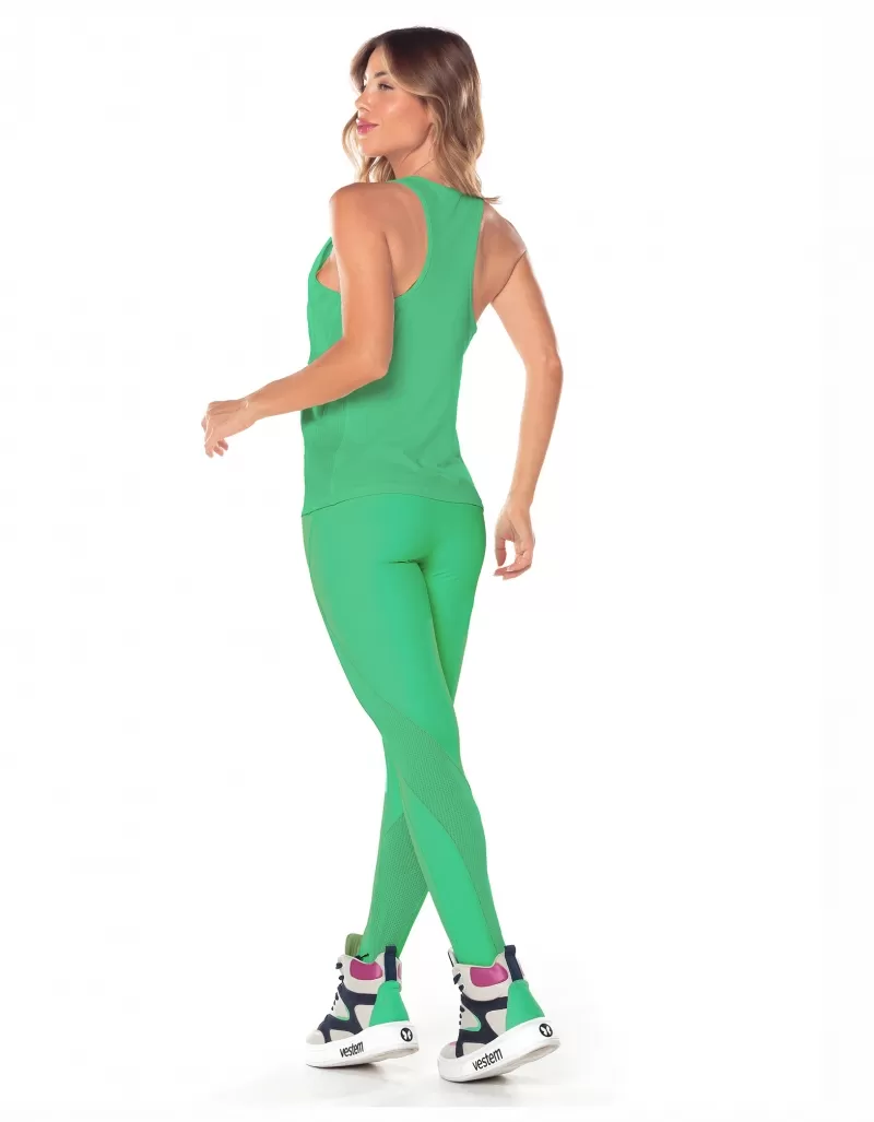 Vestem - Tank Shirt Dry Fit tankrback Cosmic Green Twist - REG775.V25.C0449