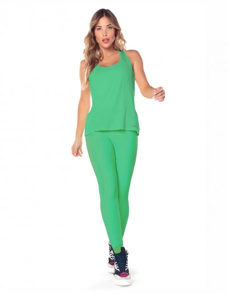 Vestem - Tank Shirt Dry Fit tankrback Cosmic Green Twist - REG775.V25.C0449