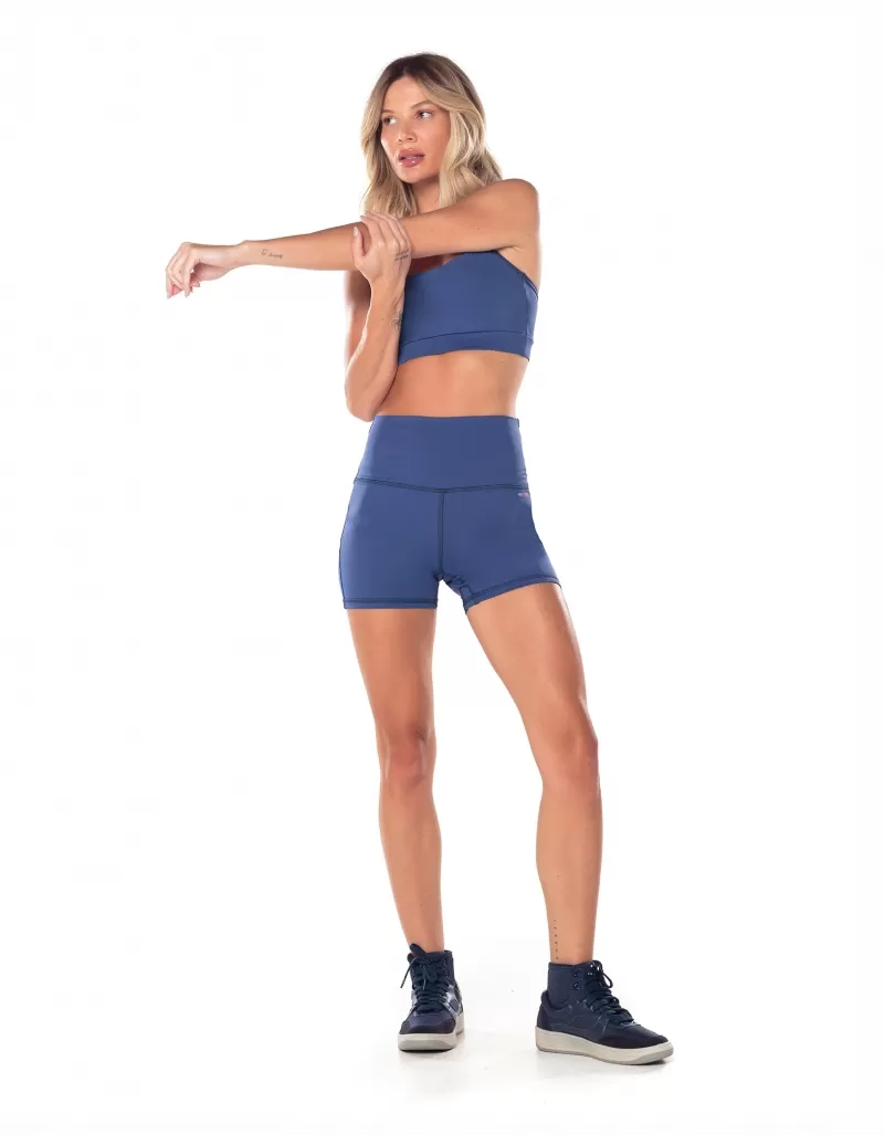 Vestem - Cosmic Blue Jeans Sculping Shorts - SH608.V25.C0257 Vestem - Cosmic Blue Jeans Sculping Shorts - SH608.V25.C0257