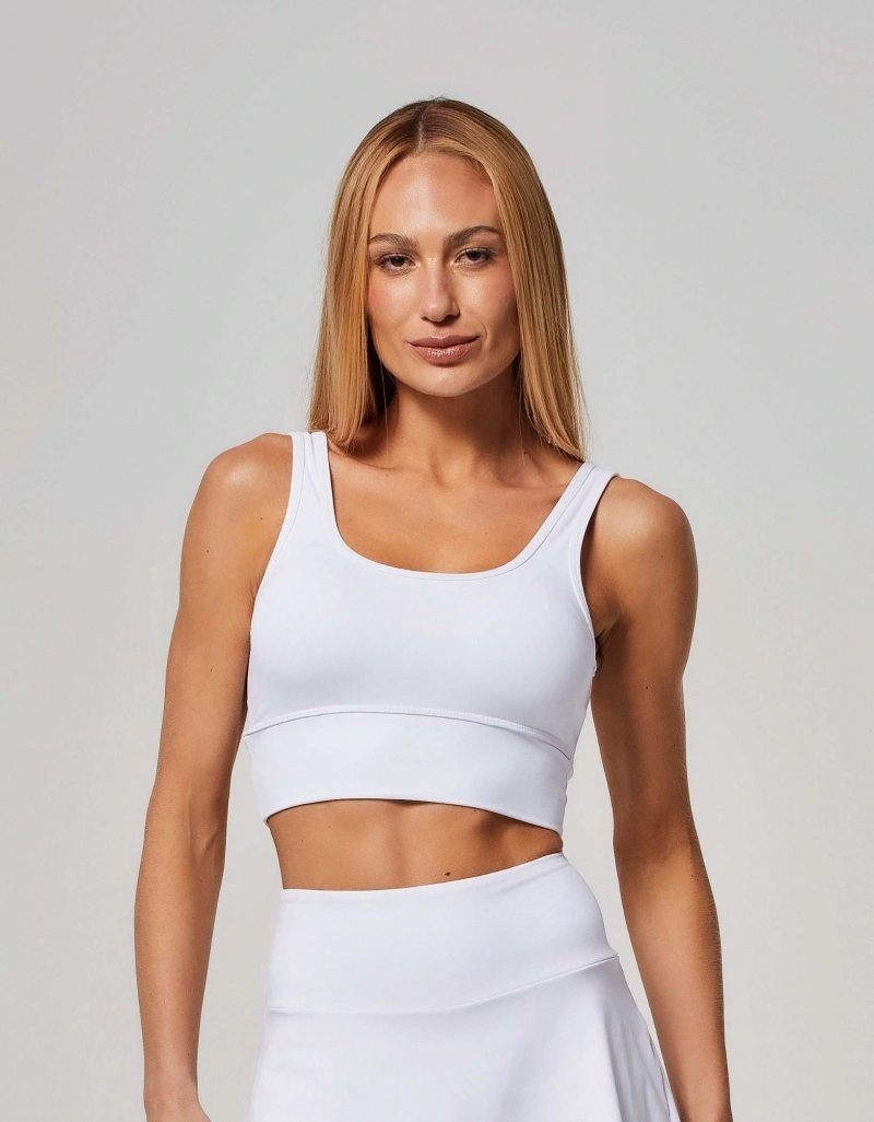 Vestem - Margot White Crop Top - TOP1034.ESS.C0001