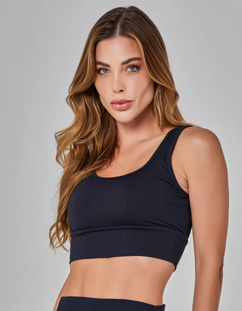 Vestem - Margot Black Crop Top - TOP1034.ESS.C0002