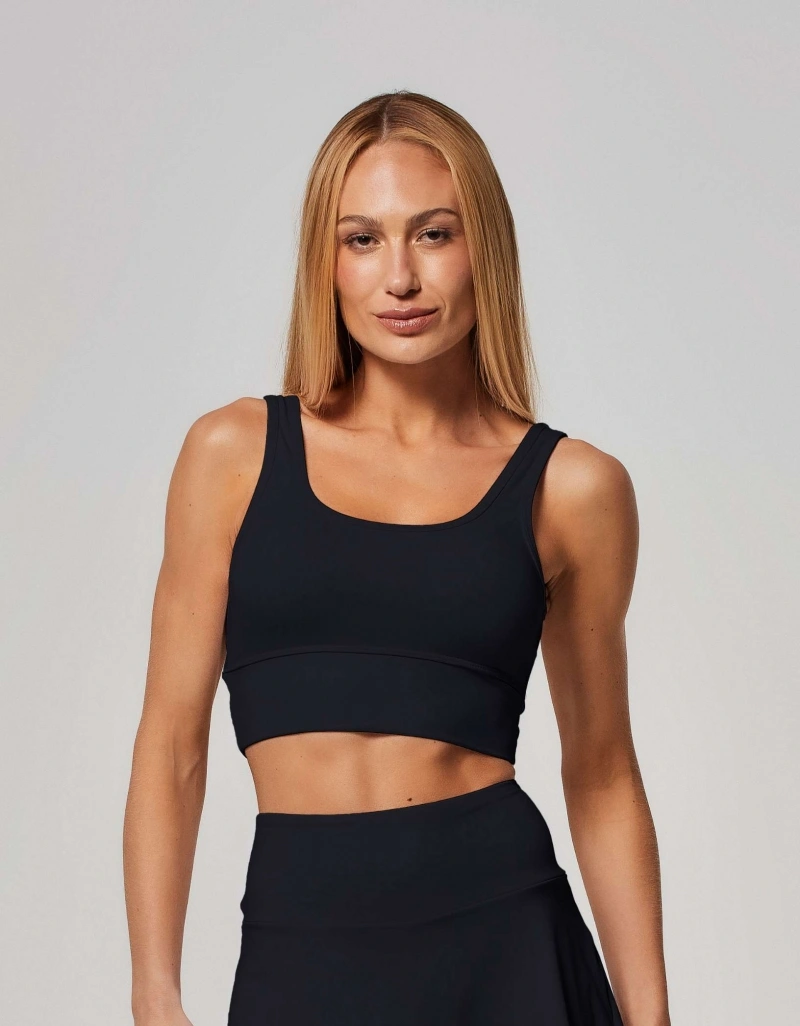 Vestem - Margot Black Crop Top - TOP1034.ESS.C0002