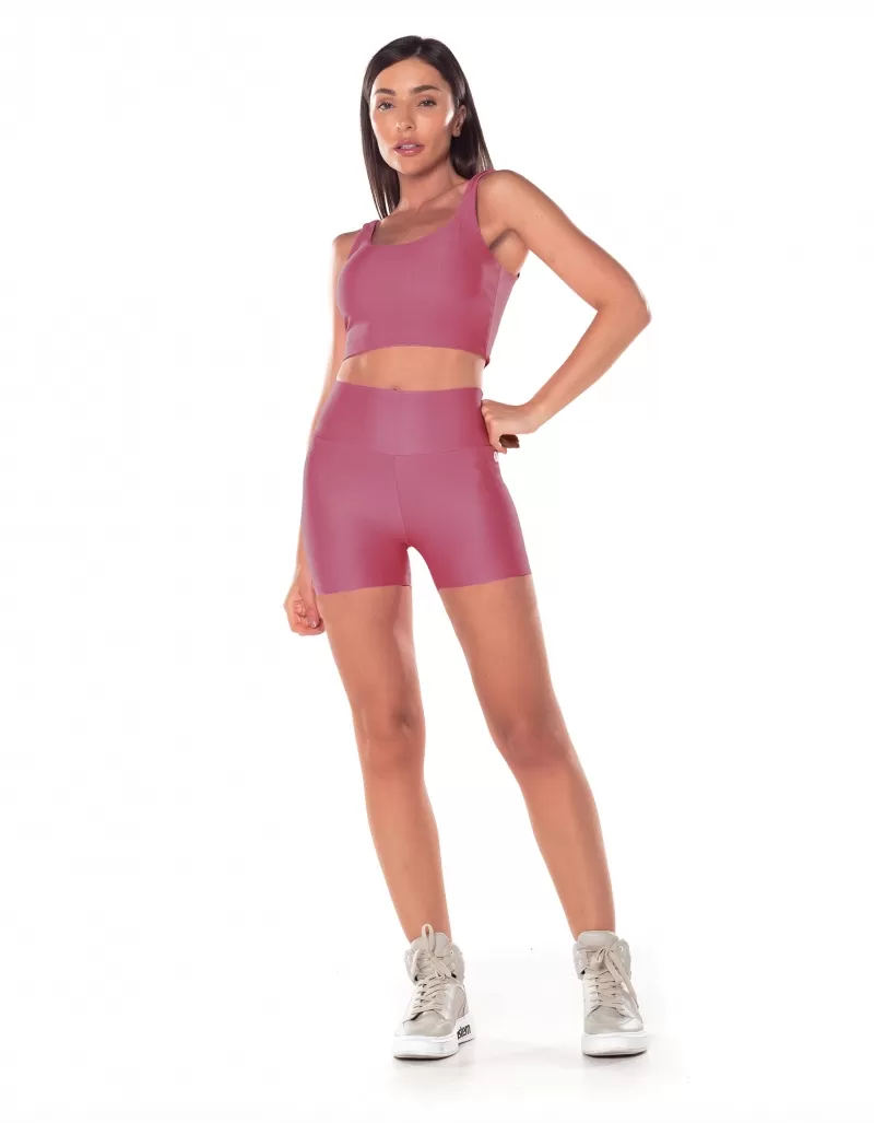 Vestem - Lily Pink Crop Top Liris - TOP1076.V25.C0469 Vestem - Lily Pink Crop Top Liris - TOP1076.V25.C0469