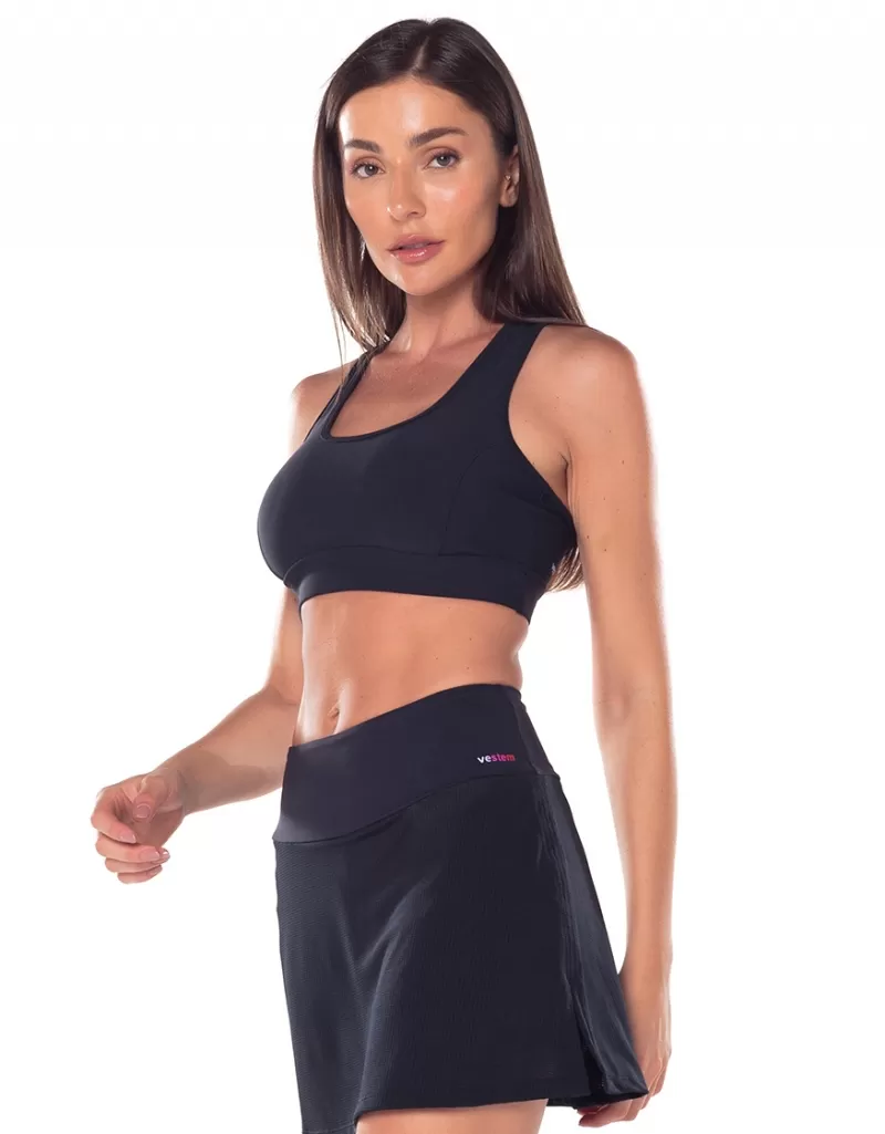 Vestem - Cosmic Black Wrap Back Top - TOP1077.V25.C0002