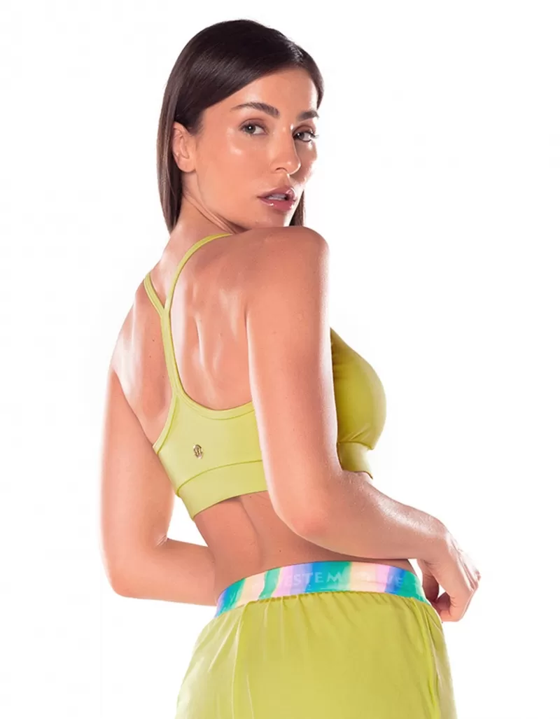 Vestem - Daisy Yellow Firefly Thin Strap Top - TOP1089.V25.C0507 Vestem - Daisy Yellow Firefly Thin Strap Top - TOP1089.V25.C0507