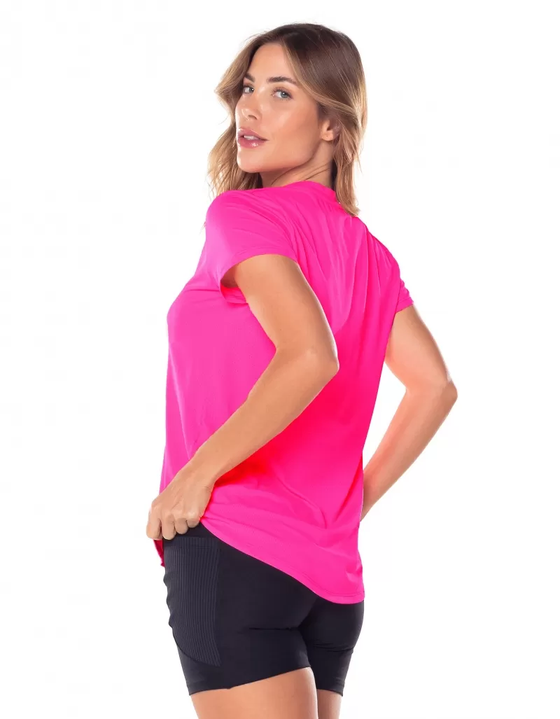 Vestem - Dry Fit Janice Pink Neon Short Sleeve Shirt - BMC31.ESS.C0003 Vestem - Dry Fit Janice Pink Neon Short Sleeve Shirt - BMC31.ESS.C0003