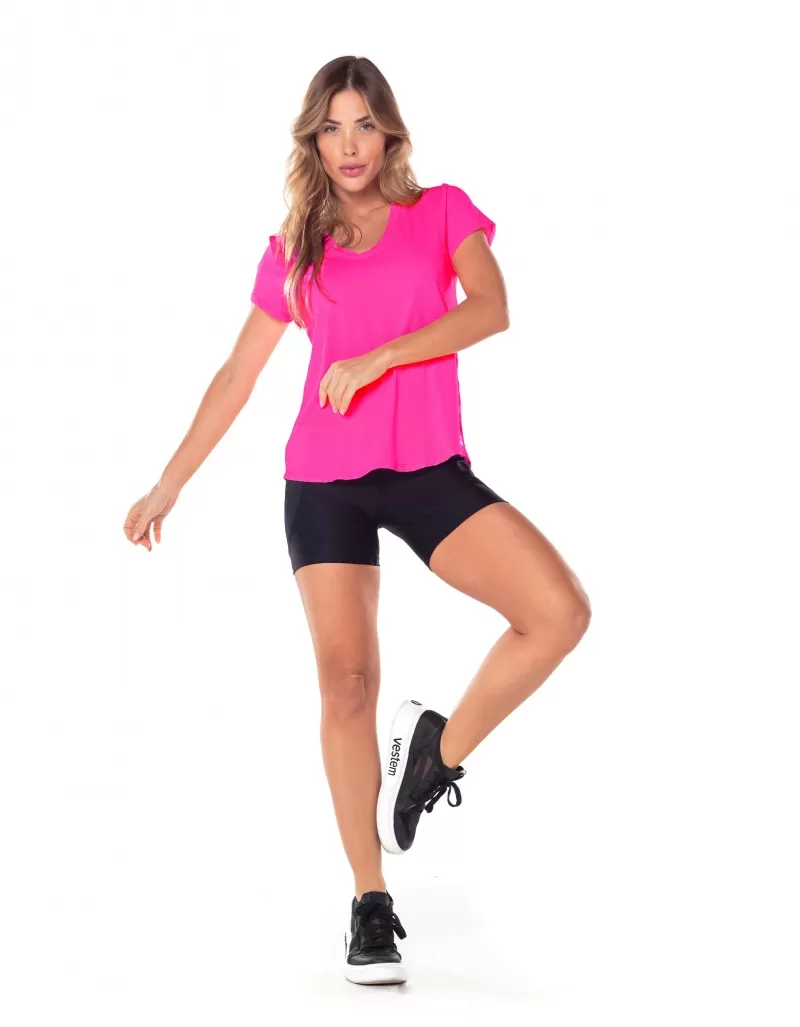 Vestem - Dry Fit Janice Pink Neon Short Sleeve Shirt - BMC31.ESS.C0003 Vestem - Dry Fit Janice Pink Neon Short Sleeve Shirt - BMC31.ESS.C0003