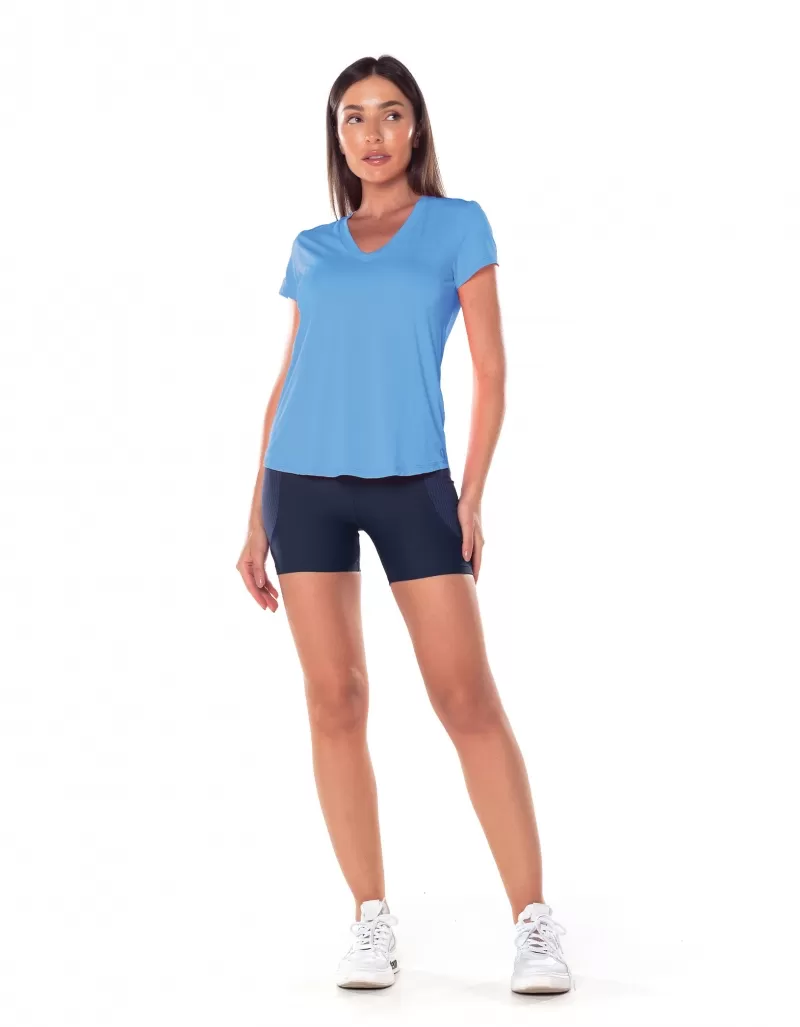 Vestem - Dry Fit Janice Blue Enseada Short Sleeve Shirt - BMC31.ESS.C0301 Vestem - Dry Fit Janice Blue Enseada Short Sleeve Shirt - BMC31.ESS.C0301