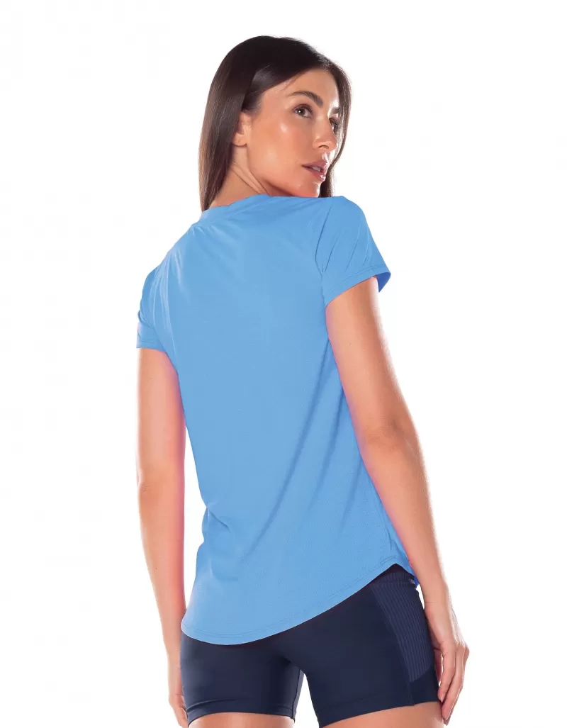 Vestem - Dry Fit Janice Blue Enseada Short Sleeve Shirt - BMC31.ESS.C0301 Vestem - Dry Fit Janice Blue Enseada Short Sleeve Shirt - BMC31.ESS.C0301