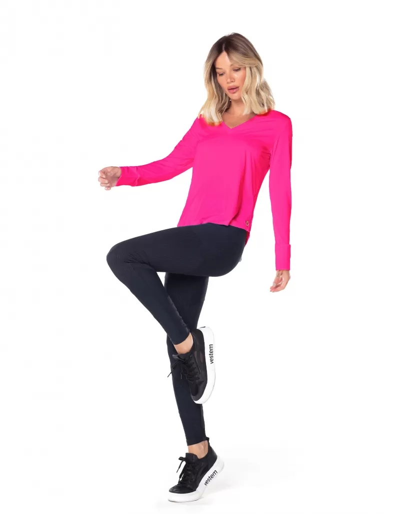 Vestem - Janice Pink Neon Long Sleeve Dry Fit Shirt - BML16.ESS.C0003 Vestem - Janice Pink Neon Long Sleeve Dry Fit Shirt - BML16.ESS.C0003