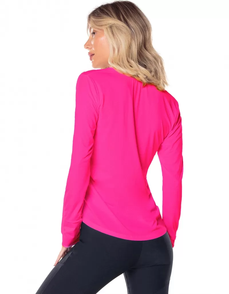 Vestem - Janice Pink Neon Long Sleeve Dry Fit Shirt - BML16.ESS.C0003 Vestem - Janice Pink Neon Long Sleeve Dry Fit Shirt - BML16.ESS.C0003