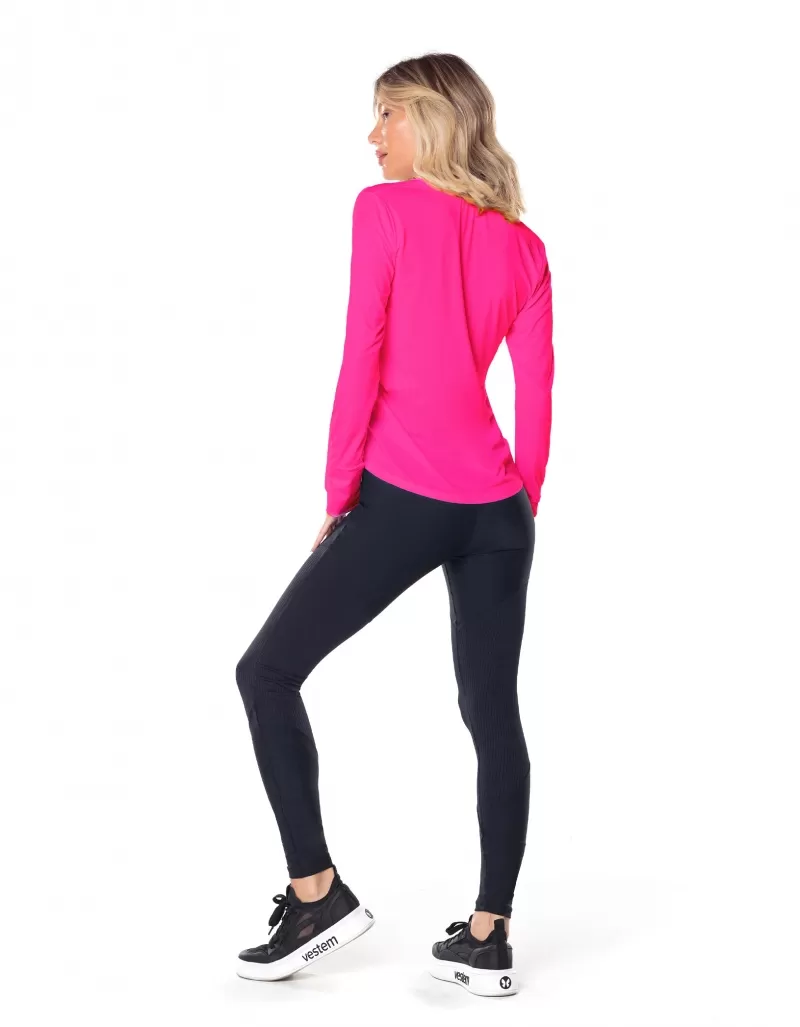 Vestem - Janice Pink Neon Long Sleeve Dry Fit Shirt - BML16.ESS.C0003 Vestem - Janice Pink Neon Long Sleeve Dry Fit Shirt - BML16.ESS.C0003