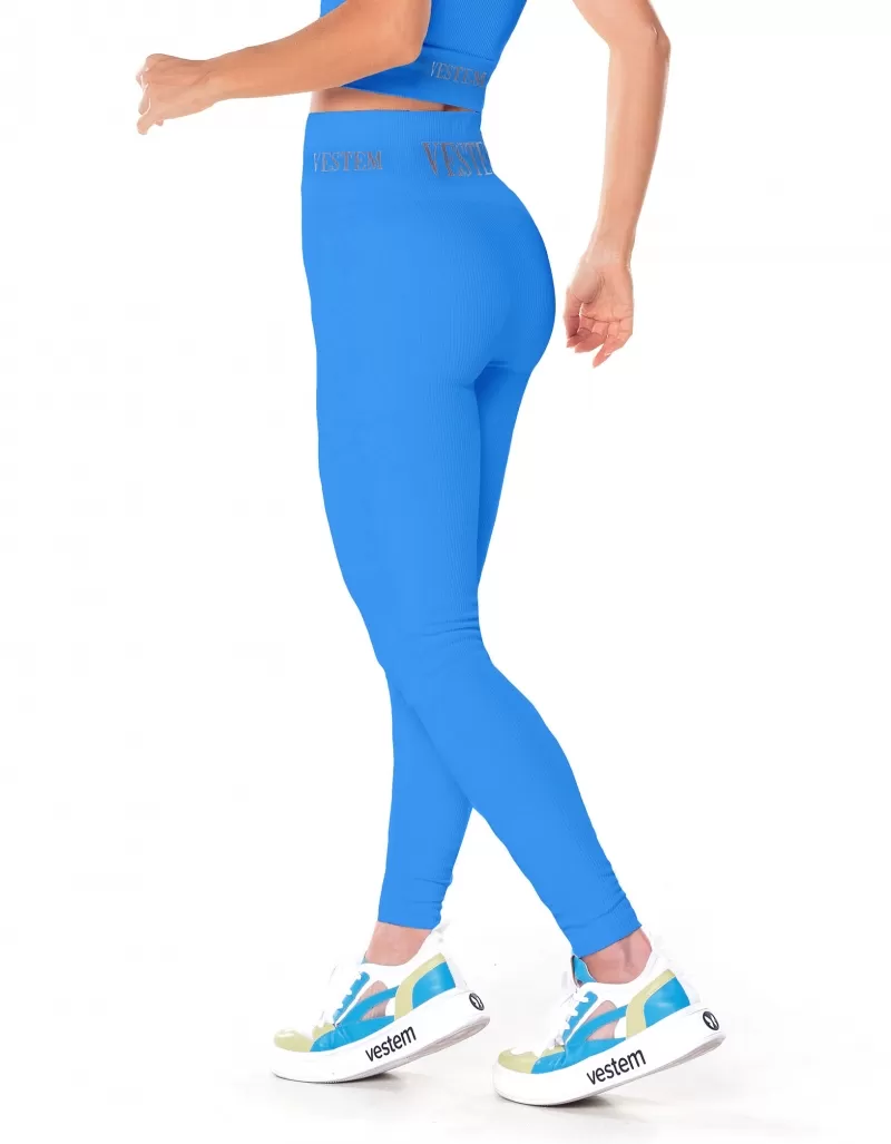 Vestem - Seamless Elis Azul Enseada legging - FS1357.V25.C0301 Vestem - Seamless Elis Azul Enseada legging - FS1357.V25.C0301