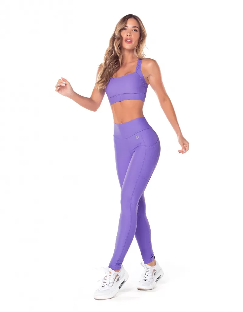 Vestem - Aurora Lavender Neon Push Up Legging - FS1433.V25.C0412