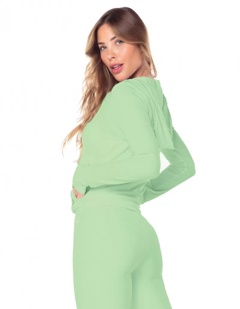 Vestem - Mint Green Minimal Dry Fit Chic Jacket - JAC88.ESS.C0280 Vestem - Mint Green Minimal Dry Fit Chic Jacket - JAC88.ESS.C0280