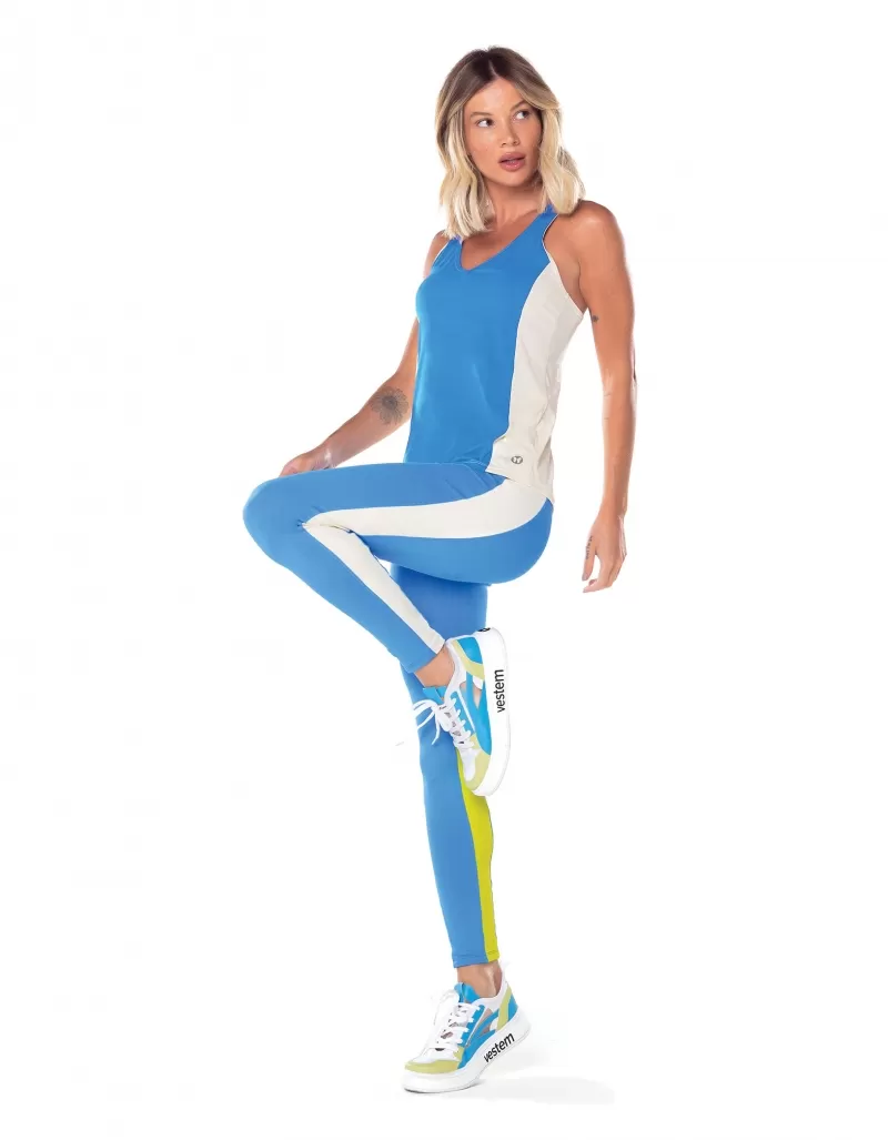Vestem - Aurora Azul Cove Swimming Back Tank Shirt - REG781.V25.C0301 Vestem - Aurora Azul Cove Swimming Back Tank Shirt - REG781.V25.C0301