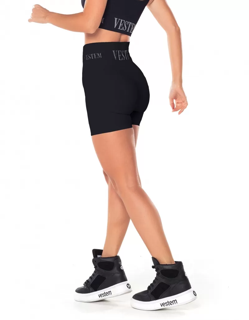 Vestem - Seamless Shorts Elis Black - SH577.V25.C0002 Vestem - Seamless Shorts Elis Black - SH577.V25.C0002