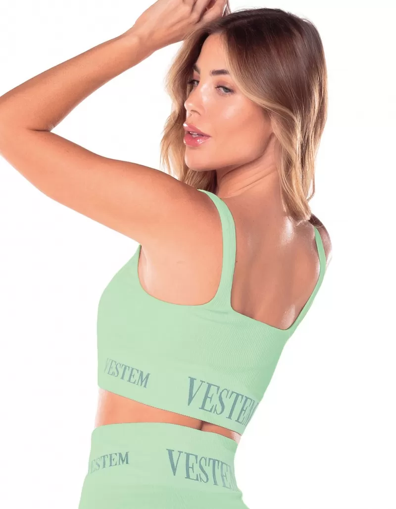 Vestem - Seamless Top Elis Mint Green - TOP997.V25.C0280 Vestem - Seamless Top Elis Mint Green - TOP997.V25.C0280