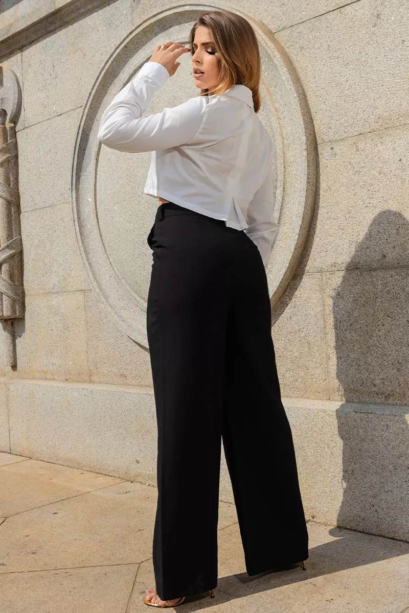 Miss Misses - Olivia Long Sleeve Shirt with Tie Front White - 54361005 Miss Misses - Olivia Long Sleeve Shirt with Tie Front White - 54361005
