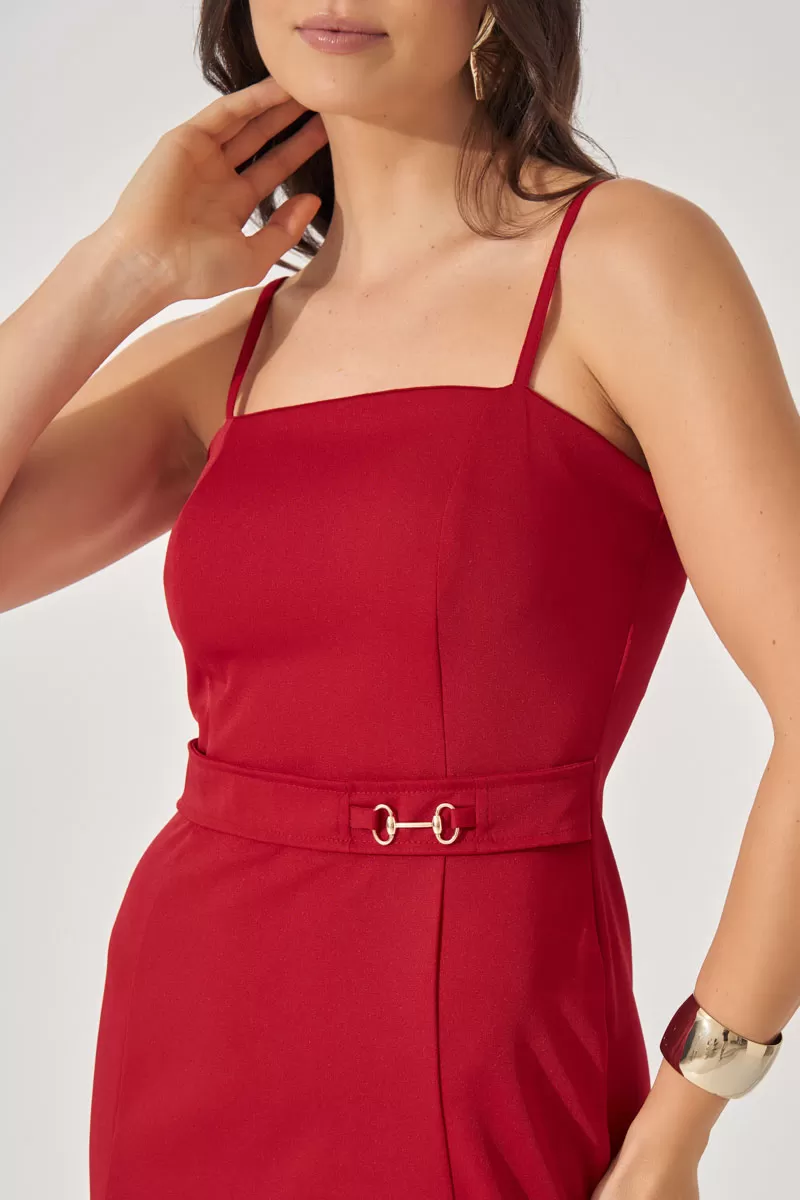 Miss Misses - Dress Miss Misses Gloria Tubinho Red - 80558VERM Miss Misses - Dress Miss Misses Gloria Tubinho Red - 80558VERM