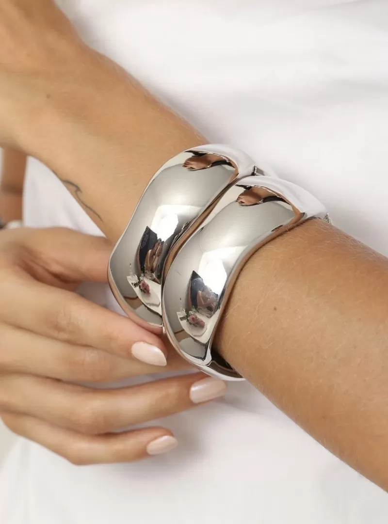 Mikabe - Organic Thick Rhodium Btanklet - MK1813 Mikabe - Organic Thick Rhodium Btanklet - MK1813