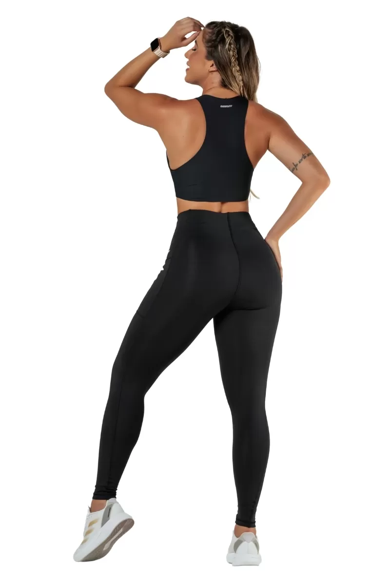 Garotafit - Black Trill Pants - FUS474A Garotafit - Black Trill Pants - FUS474A