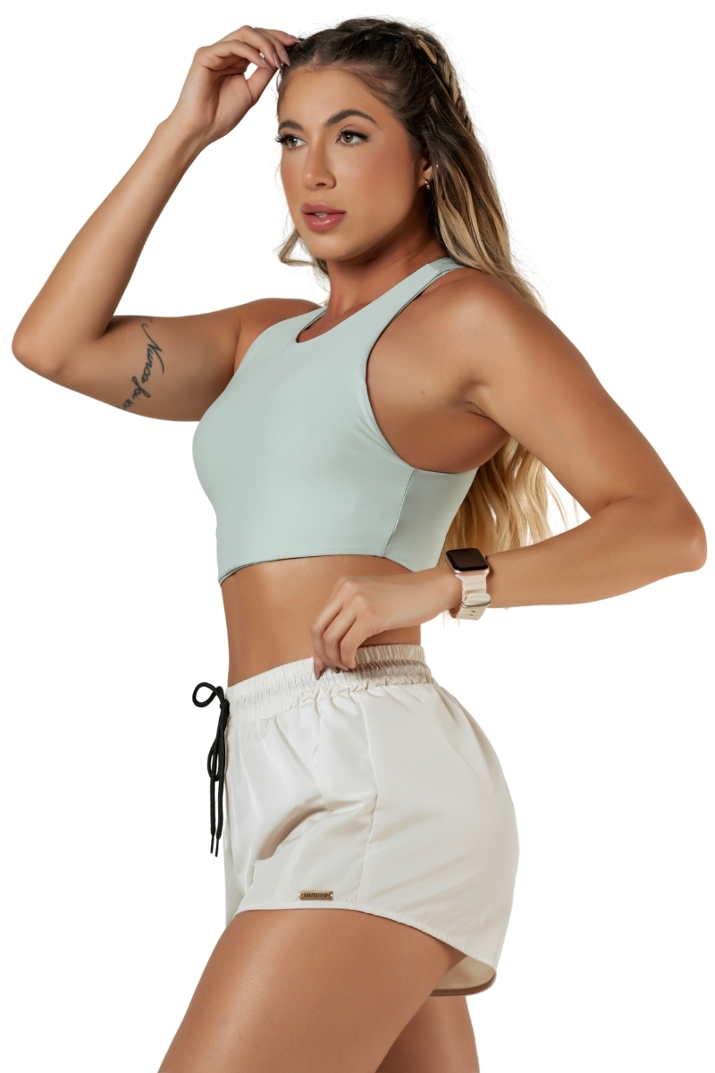 Garotafit - Light Green Tril Top - TOB91HC Garotafit - Light Green Tril Top - TOB91HC