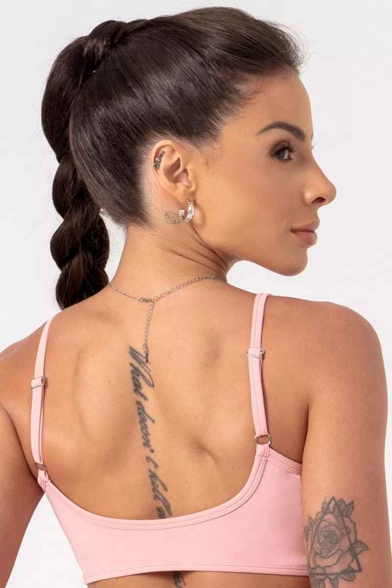 Hipkini - Pink Movement Top with silk - 33330709 Hipkini - Pink Movement Top with silk - 33330709