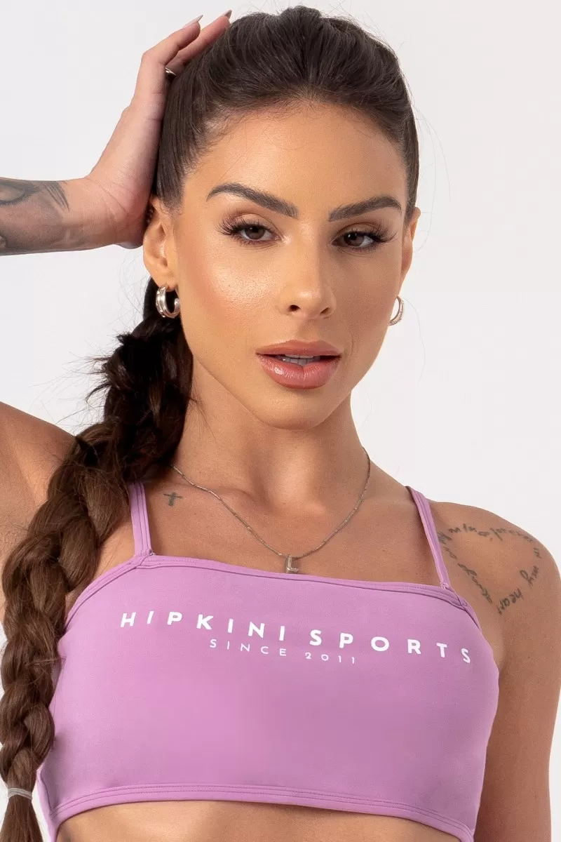 Hipkini - Lilac Movement Top with Removable Straps - 33330706