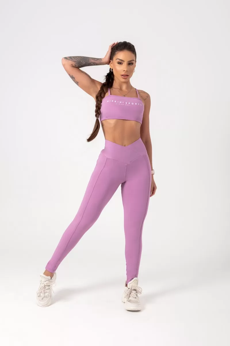 Hipkini - Lilac Movement Top with Removable Straps - 33330706