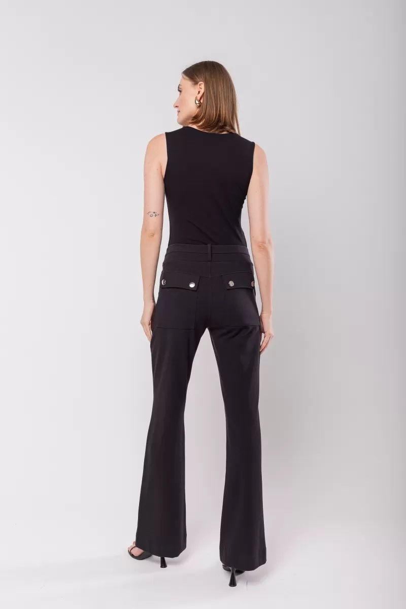 Hidrogênio - BLACK WIDE STRAP DOUBLE FRONT TANK TOP - 20062001 Hidrogênio - BLACK WIDE STRAP DOUBLE FRONT TANK TOP - 20062001