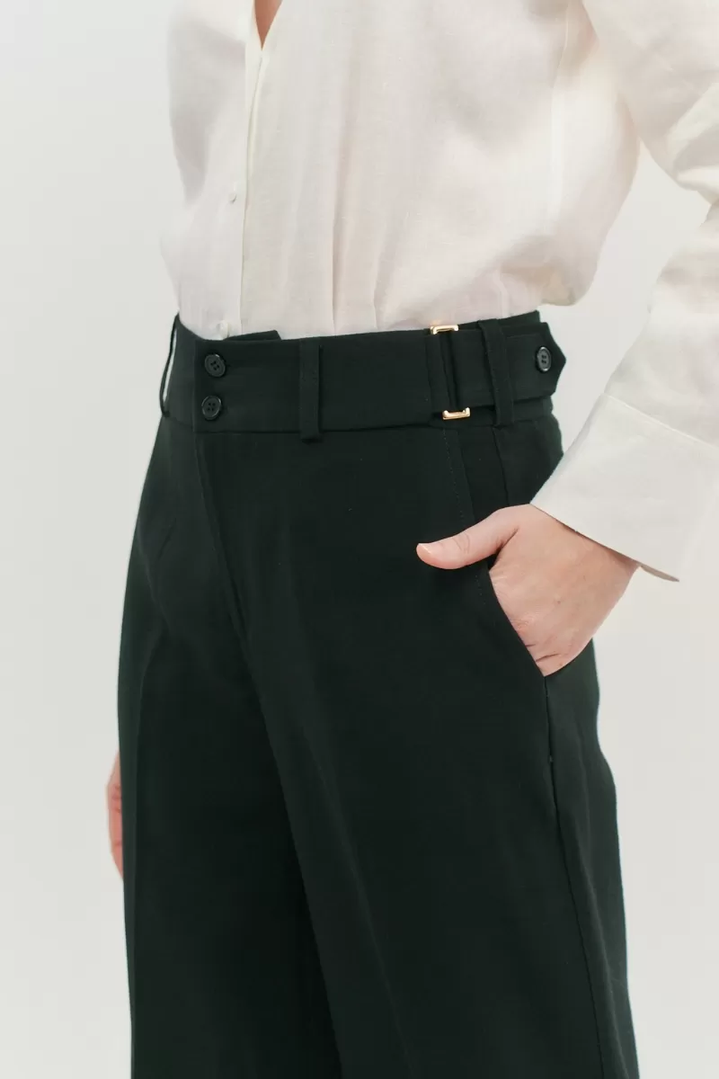 Hidrogênio - SAPPHIRE BLACK STRAIGHT PANTS - 20006001 Hidrogênio - SAPPHIRE BLACK STRAIGHT PANTS - 20006001