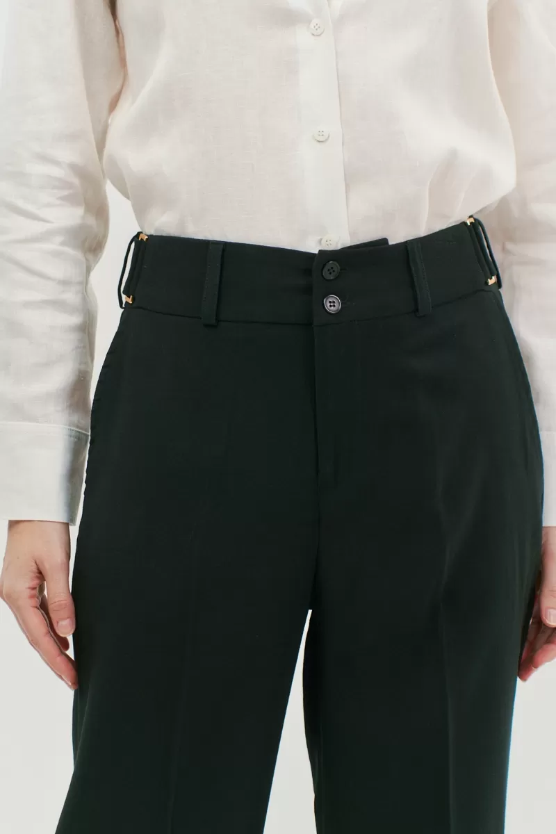 Hidrogênio - SAPPHIRE BLACK STRAIGHT PANTS - 20006001 Hidrogênio - SAPPHIRE BLACK STRAIGHT PANTS - 20006001