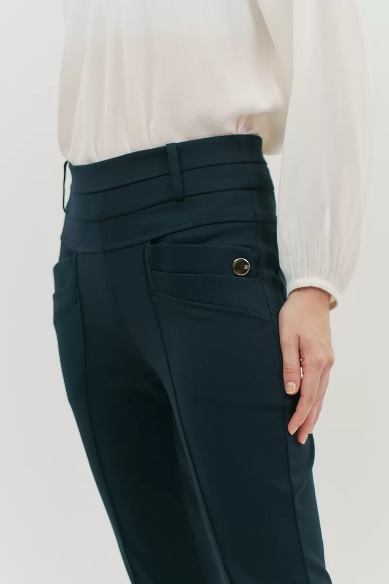 Hidrogênio - FISHERMAN PANTS WITH TWO FRONT LAPELS, BLACK - 20122001 Hidrogênio - FISHERMAN PANTS WITH TWO FRONT LAPELS, BLACK - 20122001