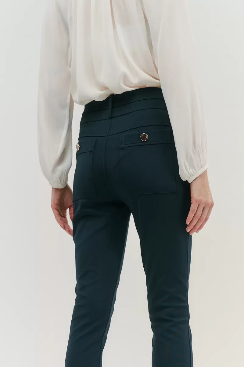 Hidrogênio - FISHERMAN PANTS WITH TWO FRONT LAPELS, BLACK - 20122001 Hidrogênio - FISHERMAN PANTS WITH TWO FRONT LAPELS, BLACK - 20122001