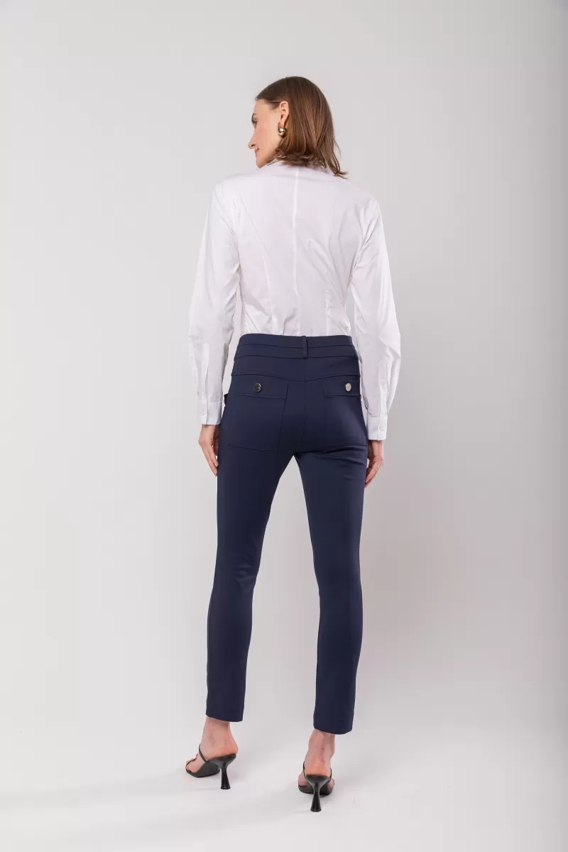 Hidrogênio - FISHERMAN PANTS WITH TWO FRONT LAPELS NAVY COLOR - 20122004 Hidrogênio - FISHERMAN PANTS WITH TWO FRONT LAPELS NAVY COLOR - 20122004
