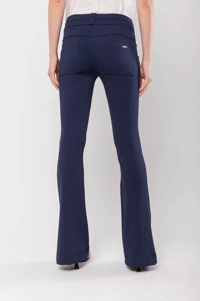 Hidrogênio - CAROL MARINHO FLARE PANTS WITH POCKETS AND BUTTONS - 20121004 Hidrogênio - CAROL MARINHO FLARE PANTS WITH POCKETS AND BUTTONS - 20121004
