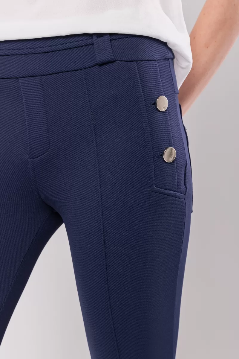Hidrogênio - CAROL MARINHO FLARE PANTS WITH POCKETS AND BUTTONS - 20121004 Hidrogênio - CAROL MARINHO FLARE PANTS WITH POCKETS AND BUTTONS - 20121004