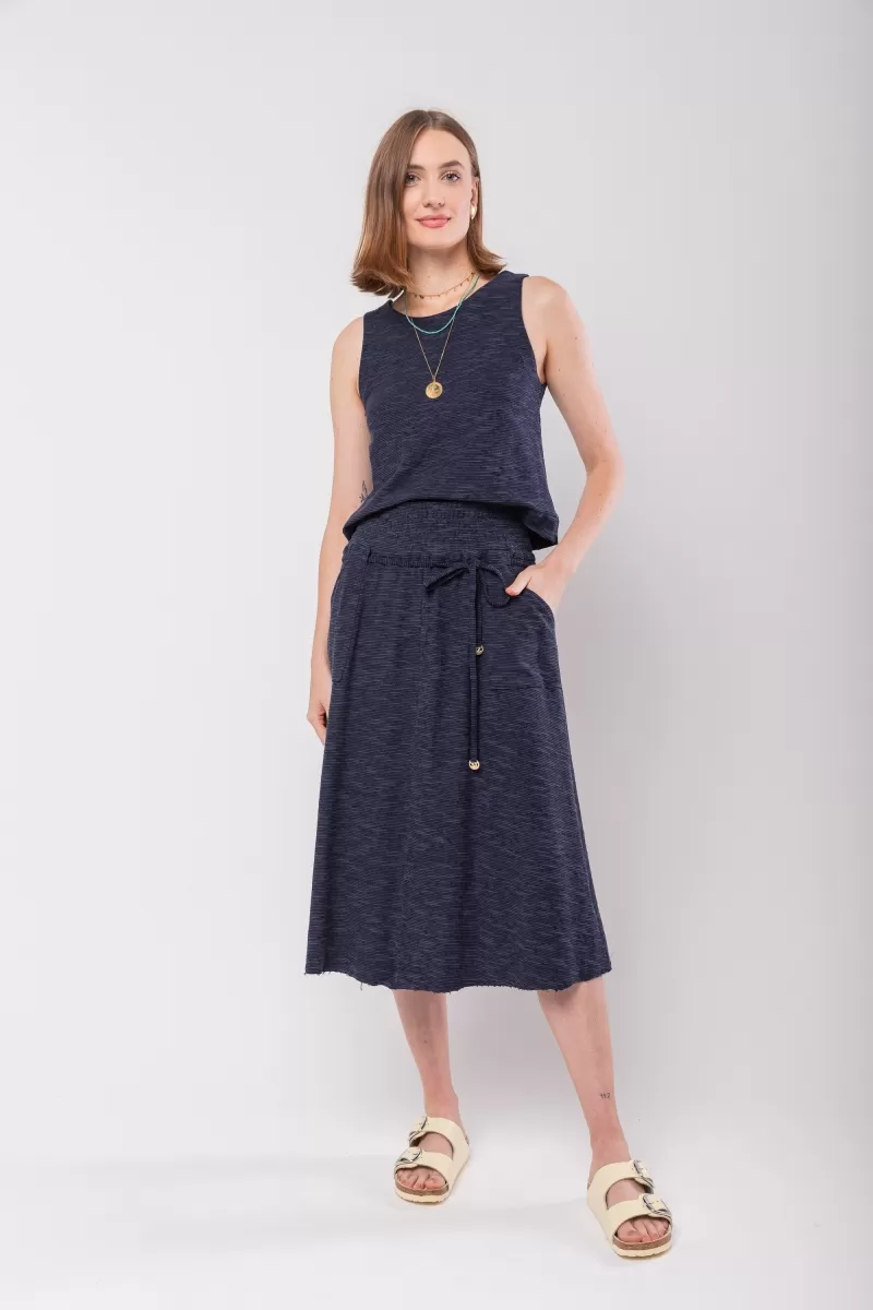 Hidrogênio - PRE-SALE - V-NECK TANK TOP FLAME NAVY SWEATSHIRT - 20119004 Hidrogênio - PRE-SALE - V-NECK TANK TOP FLAME NAVY SWEATSHIRT - 20119004