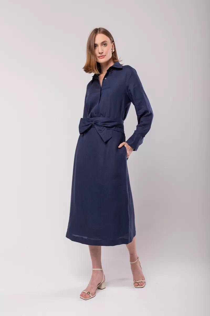 Hidrogênio - 100% NAVY LINEN SHIRT - 19887004 Hidrogênio - 100% NAVY LINEN SHIRT - 19887004